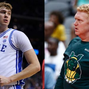 Cooper Flagg (L), Brian Scalabrine (R)