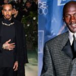 Lewis Hamilton(L), Michael Jordan(R)