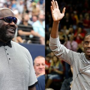 (L) Shaquille O'Neal (R) Vernon Maxwell