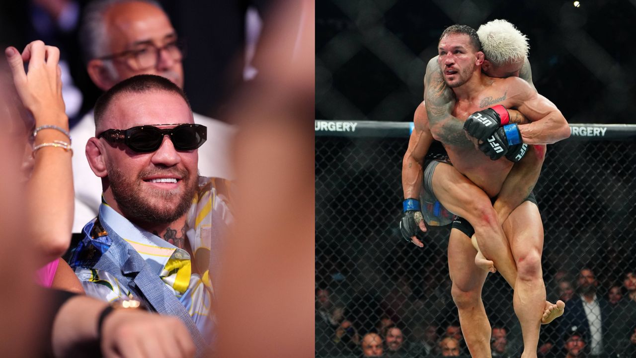 Conor McGregor (L), Michael Chandller (R)