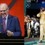 George Karl (L), Carmelo Anthony (R)