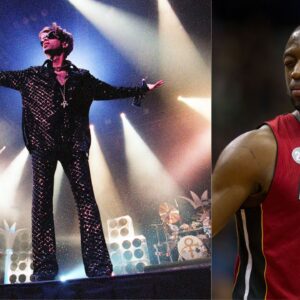 The Artist Formerly Known as Prince (L) and Dwyane Wade (R)