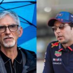 Damon Hill (L) and Sergio Perez (R)