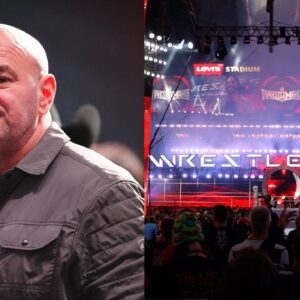 Dana White (L), Wrestlemania 31 (R)