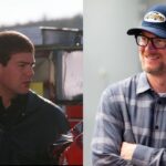 Steve Park (L) and Dale Earnhardt Jr. (R)