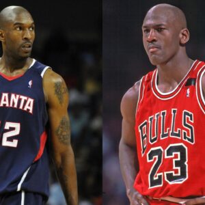 Joe Smith (L) and Michael Jordan (R)