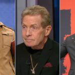 Robert Griffin III, Skip Bayless and Jalen Milroe