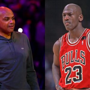 Charles Barkley (L) and Michael Jordan (R)