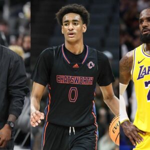 Rich Paul(L), Alijah Arenas(Center), And LeBron James(R)