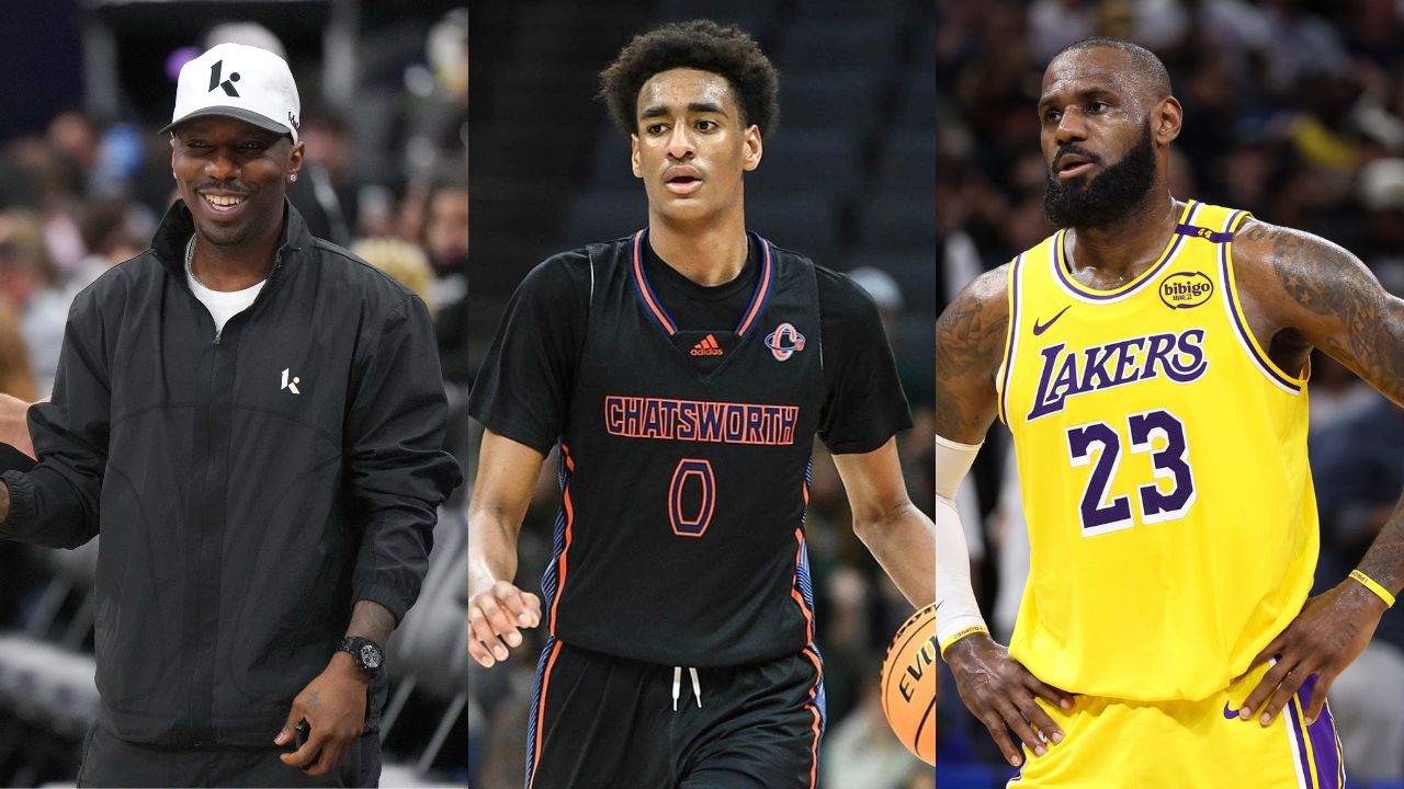 Rich Paul(L), Alijah Arenas(Center), And LeBron James(R)