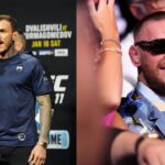 Renato Moicano (L), Conor McGregor (R)