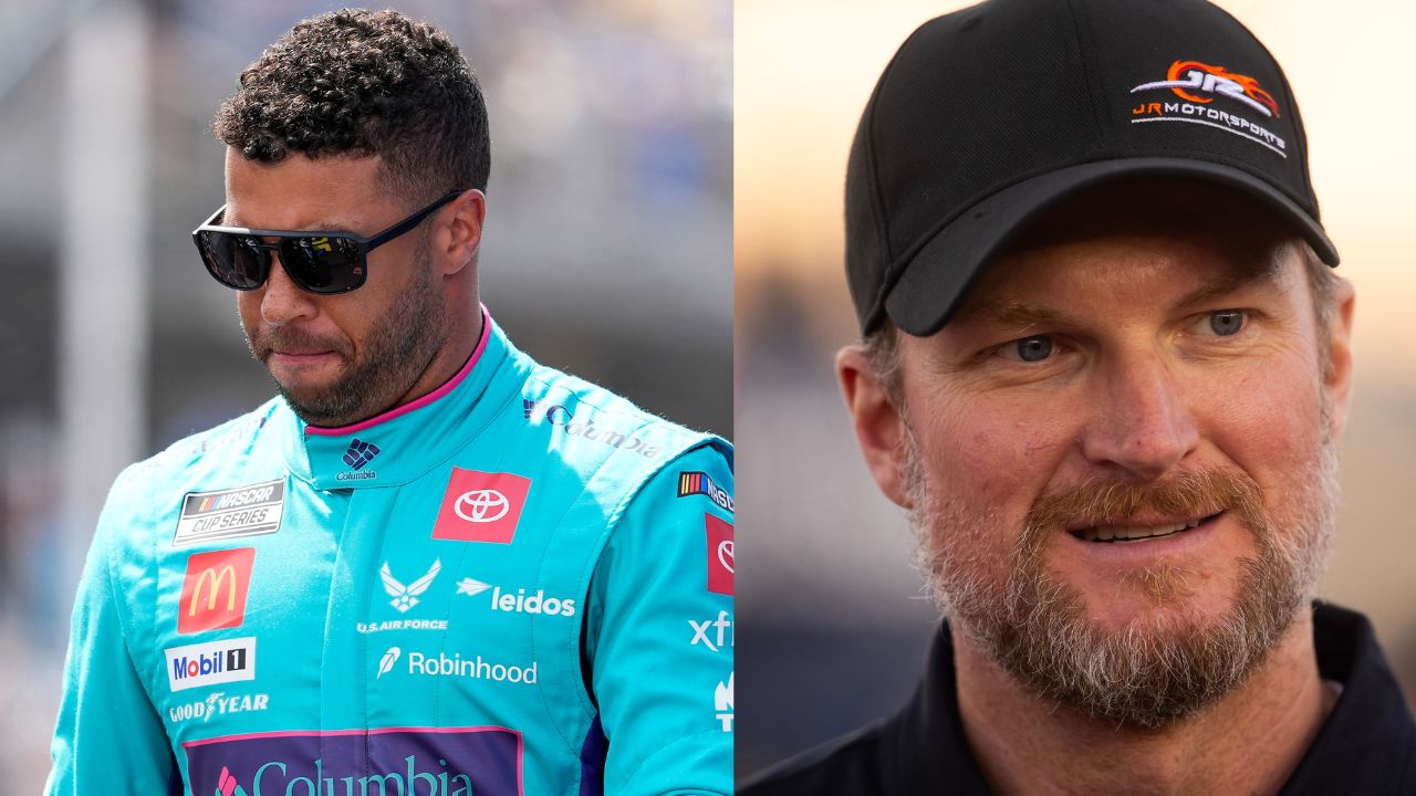 Bubba Wallace Dale Earnhardt Jr.