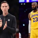 Steve Nash (L) LeBron James (R)