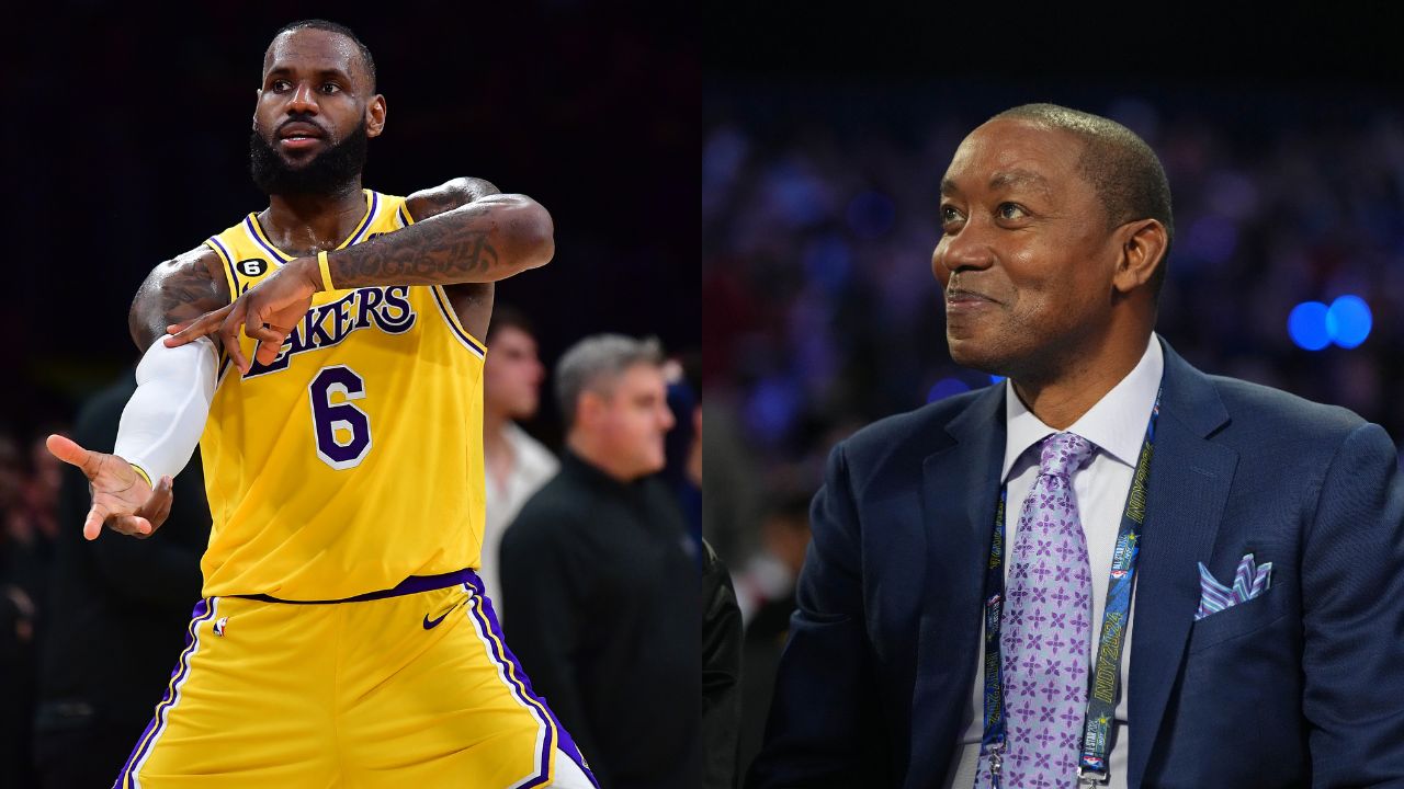 LeBron James (Left) and Isiah Thomas (Right)