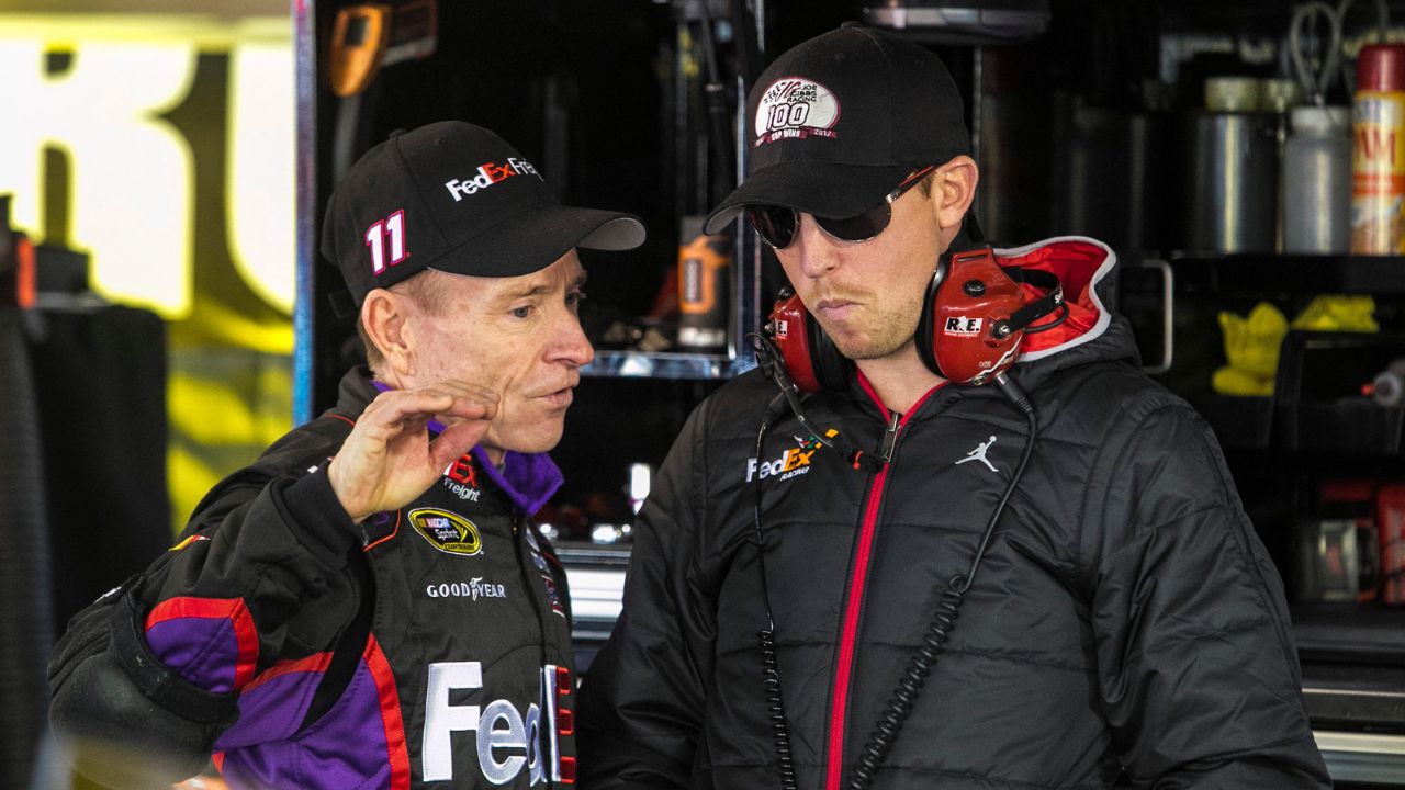 Denny Hamlin Mark Martin