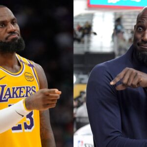 LeBron James (L), Kevin Garnett (R)