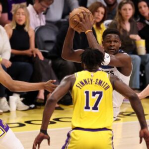 Anthony Edwards, Lakers v Wolves