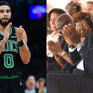 Jayson Tatum (L), Michael Jordan (R)