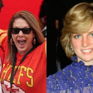 Patrick with Randi Mahomes, Princess Diana