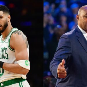 Jayson Tatum(L) and Charles Barkley(R)