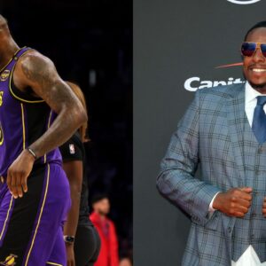 LeBron James(L) and Paul Pierce(R)