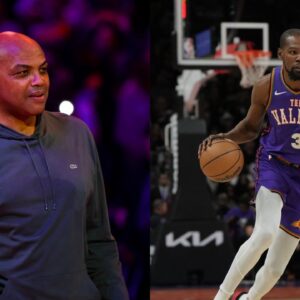 Charles Barkley (L), Kevin Durant (R)