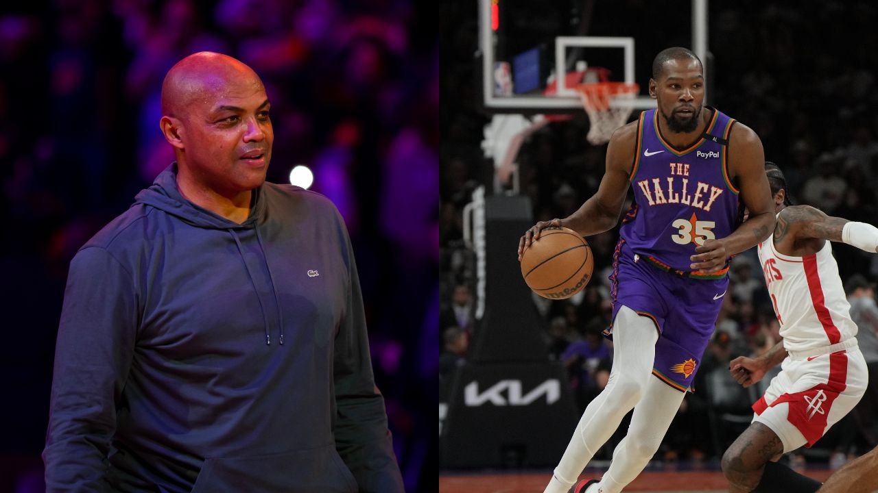 Charles Barkley (L), Kevin Durant (R)
