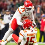 Jawaan Taylor and Patrick Mahomes