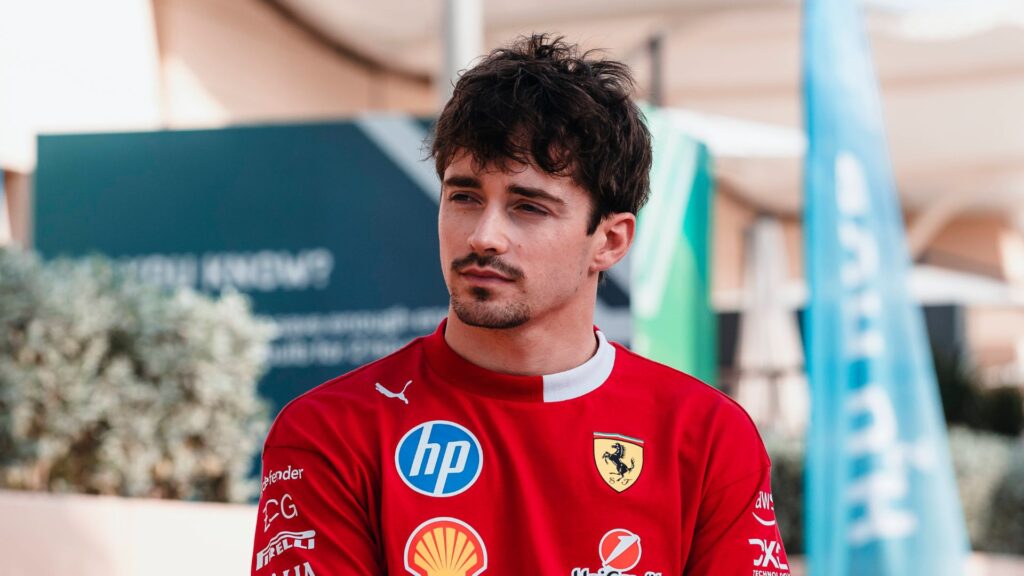 16 LECLERC Charles (mon), Scuderia Ferrari, portrait during the Formula 1 Gulf Air Bahrain Grand Prix 2025, the 4th round of the 2025 FIA Formula 1 World Championship