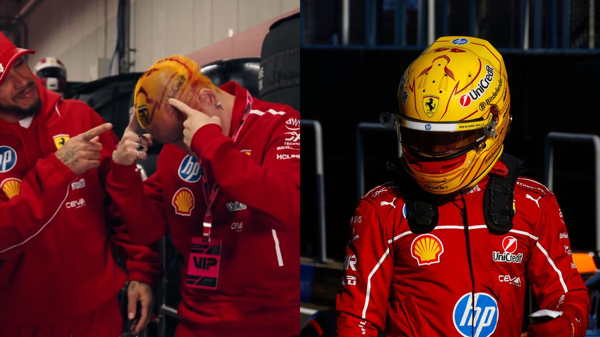 Lewis Hamilton fan copies his helmet design at Japanese GP