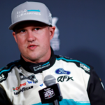 NASCAR Cup Series driver Ryan Preece (60) during Daytona 500 media day at Daytona International Speedway.