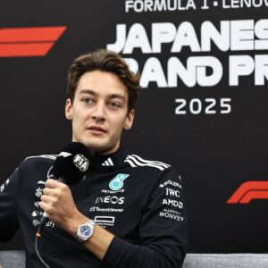 GEORGE RUSSELL (GBR) of Mercedes-AMG PETRONAS F1 Team 63 during the FORMULA 1 LENOVO JAPANESE GRAND PRIX 2025 MEDIA DAY at the Suzuka International Circuit, Suzuka, Japan on April 3, 2025