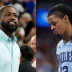 Dwyane Wade(L) and Ja Morant(R)