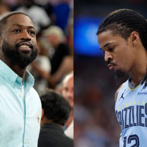 Dwyane Wade(L) and Ja Morant(R)