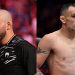 Alexander Volkanovski (L), Tony Ferguson (R)
