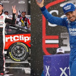 Denny Hamlin Kyle Larson