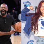 Jon Jones (L), Nina Marie Daniele (R)