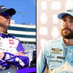 Denny Hamlin (L) and Ross Chastain (R)