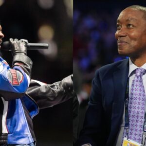 (L) Kendrick Lamar (R) Isiah Thomas