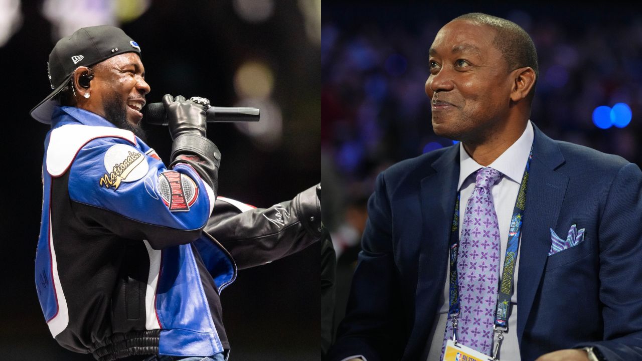 (L) Kendrick Lamar (R) Isiah Thomas