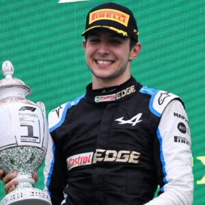 OCON Esteban F1 Team Alpine Renault 1 place at the award ceremony F1 season 2021 GP of Hungary on 01 August 2021 in Budapest