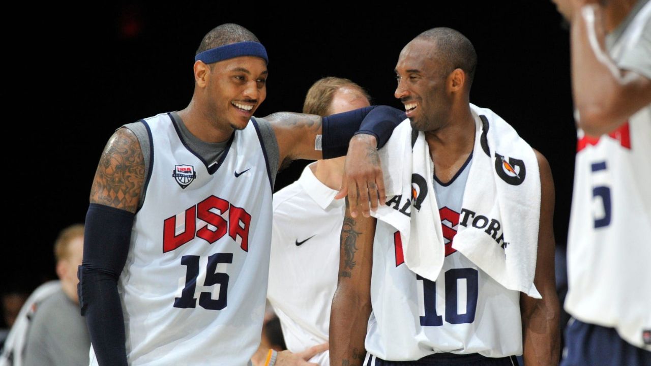 Carmelo Anthony and Kobe Bryant.