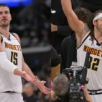 Nikola Jokic (L), Aaron Gordon (R)