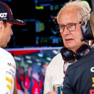 1 Max Verstappen (NLD, Oracle Red Bull Racing), Dr. Helmut Marko (AUT, Oracle Red Bull Racing), F1 Grand Prix of Australia at Albert Park Grand Prix Circuit on March 15, 2025 in Melbourne, Australia. (Photo by HOCH ZWEI) Melbourne Australia