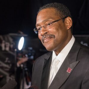 Junior Bridgeman at the Hermitage Grand Gala Derby Eve Party at Hermitage Farm in Goshen, Ky.