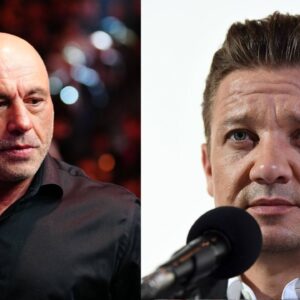 Joe Rogan (L), Jeremy Renner (R)