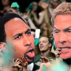 Stephen A. Smith and Skip Bayless