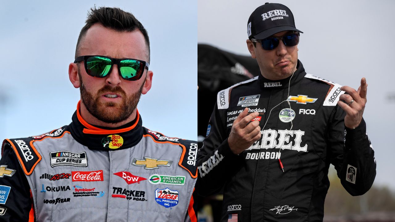 Austin Dillon and Kyle Busch