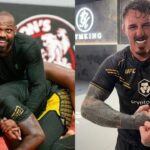 Jon Jones (L), Tom Aspinall (R)