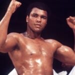 Themen der Woche - SPORT Bilder des Tages - SPORT Muhammad Ali (USA) - Siegesjubel Boxen WM Herren WBC WBA Weltmeisterschaft 1976, Boxsport, Profiboxen, Schwergewicht, Vdia Einzelbild München Freude,
